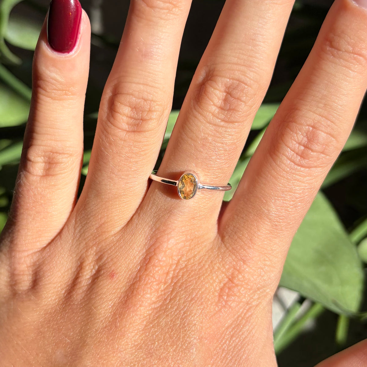 Bague citrine