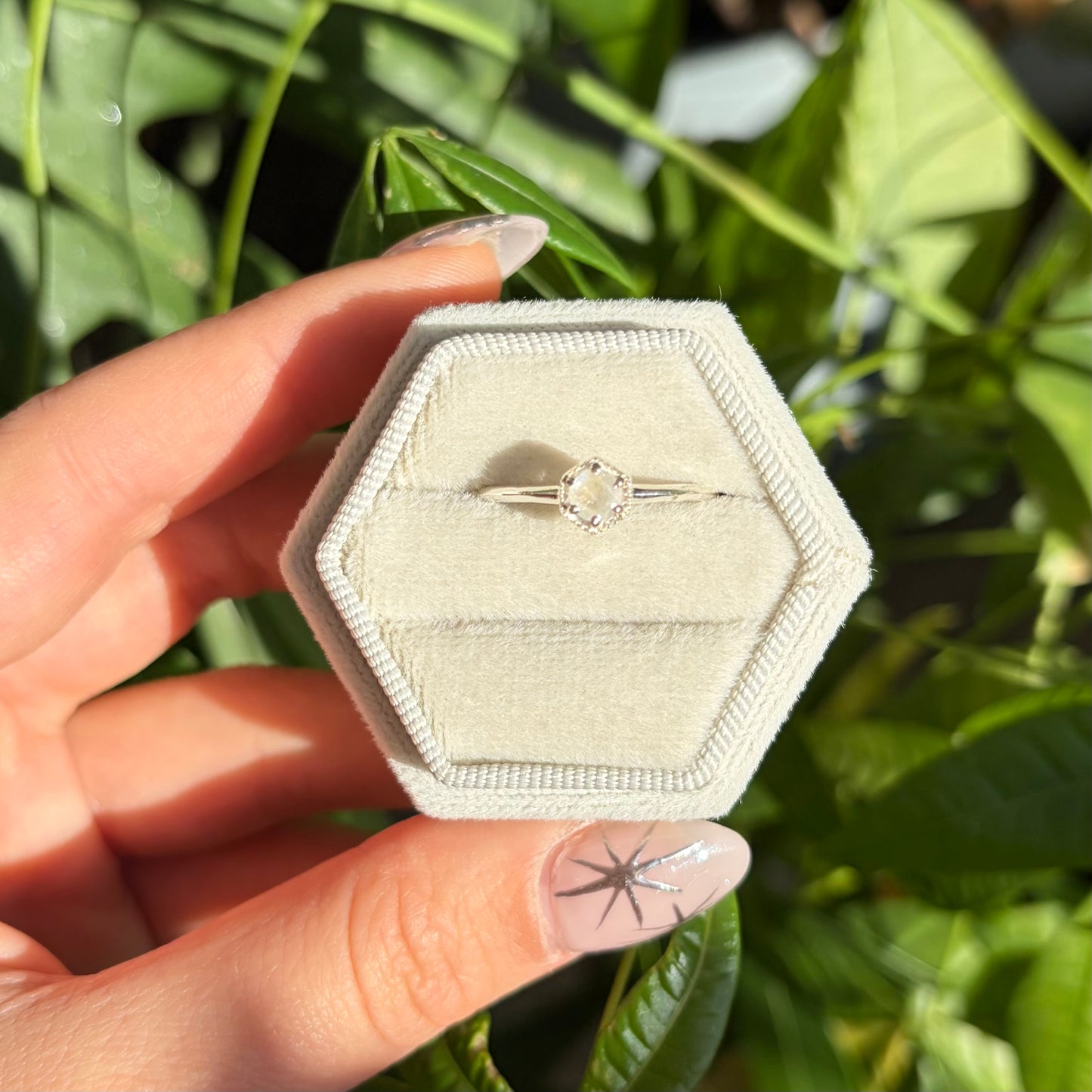 Bague pierre de lune