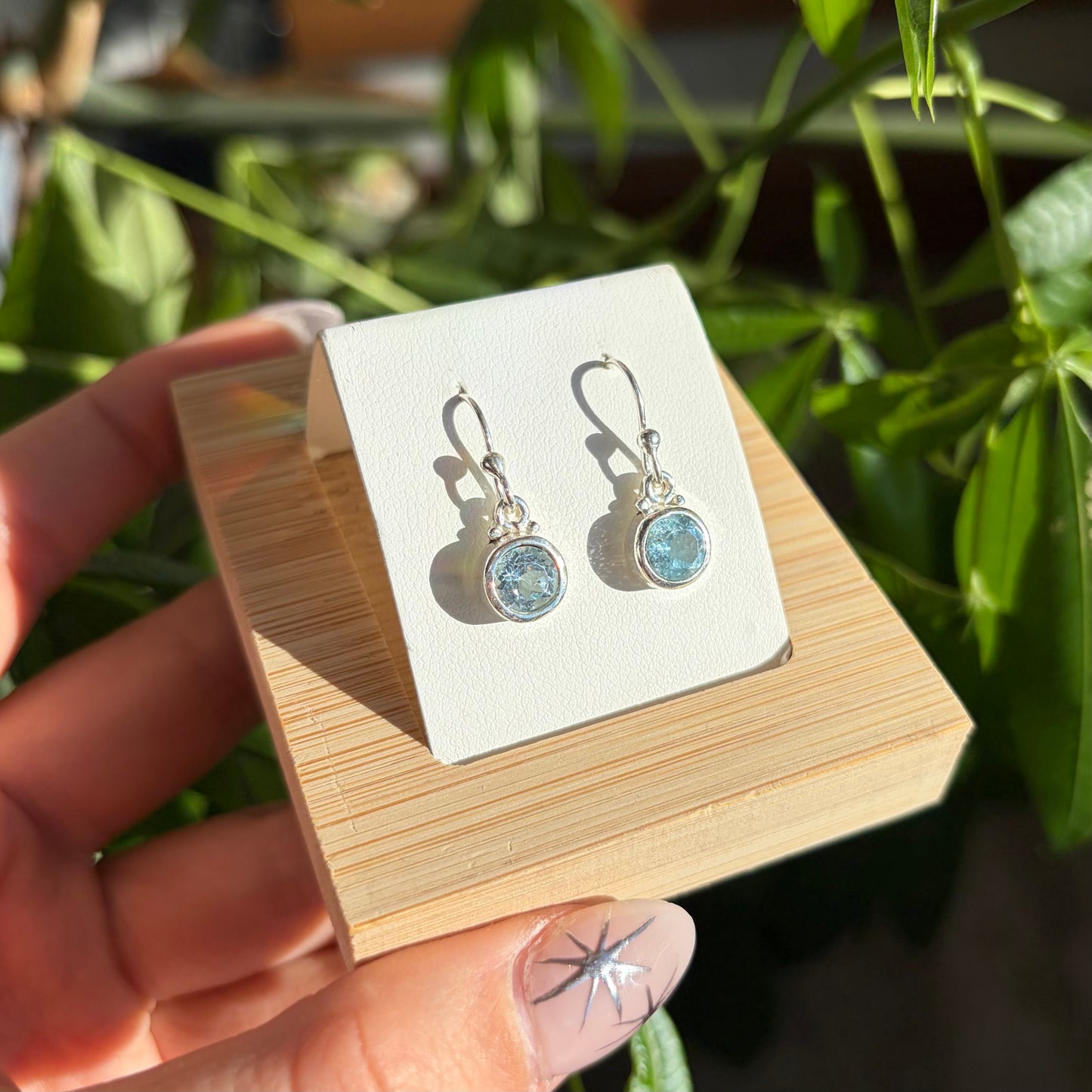 Boucles d'oreilles topaze