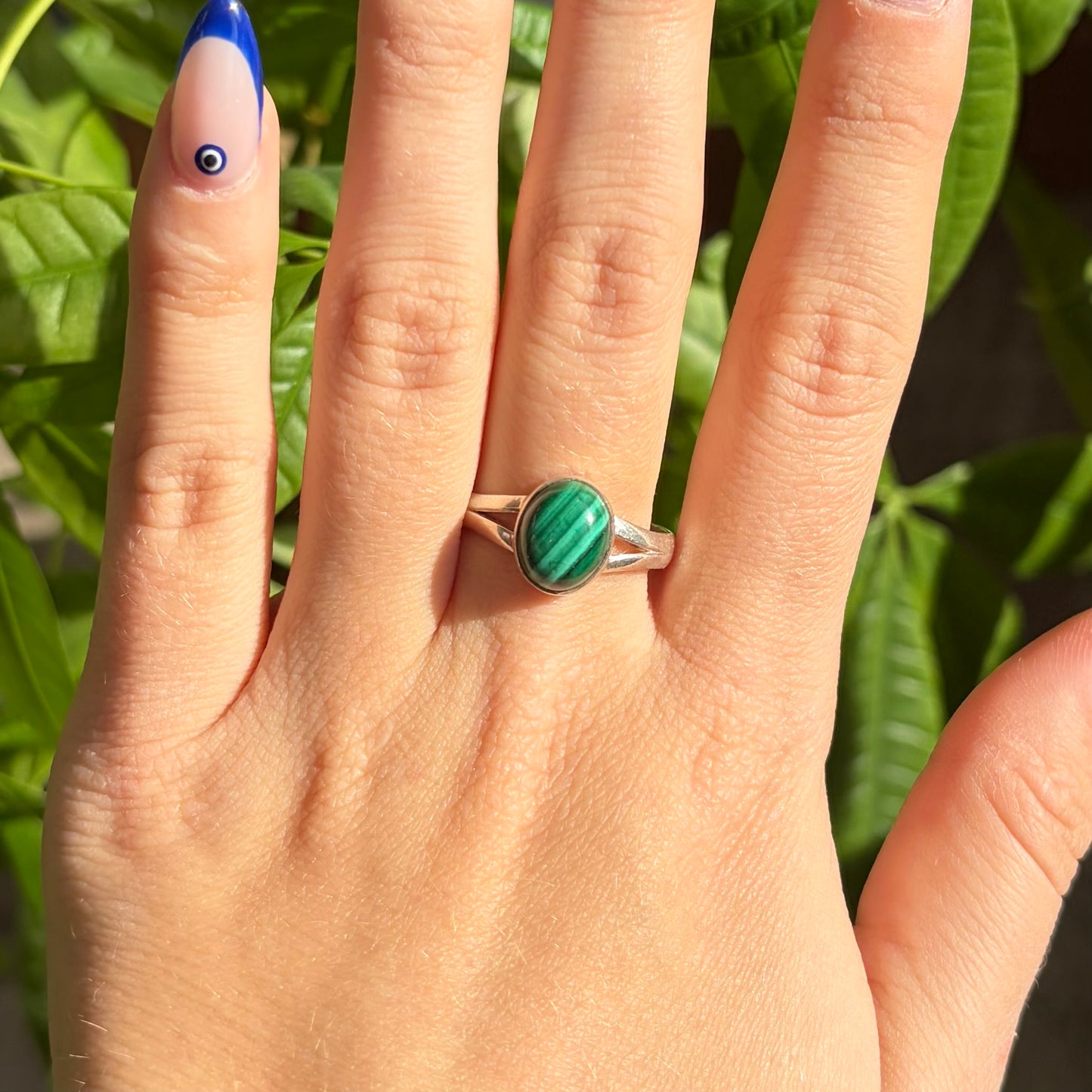 Bague malachite
