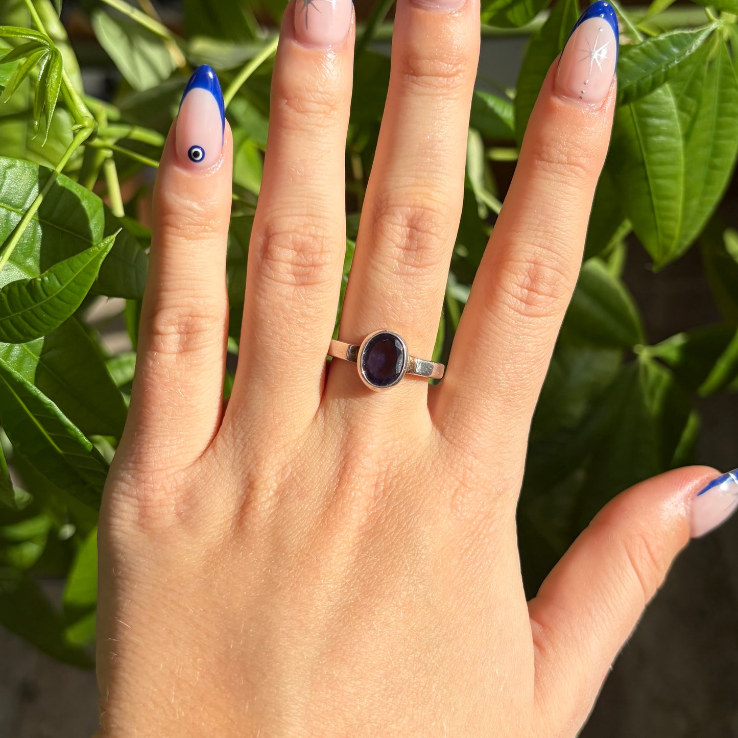Bague iolite