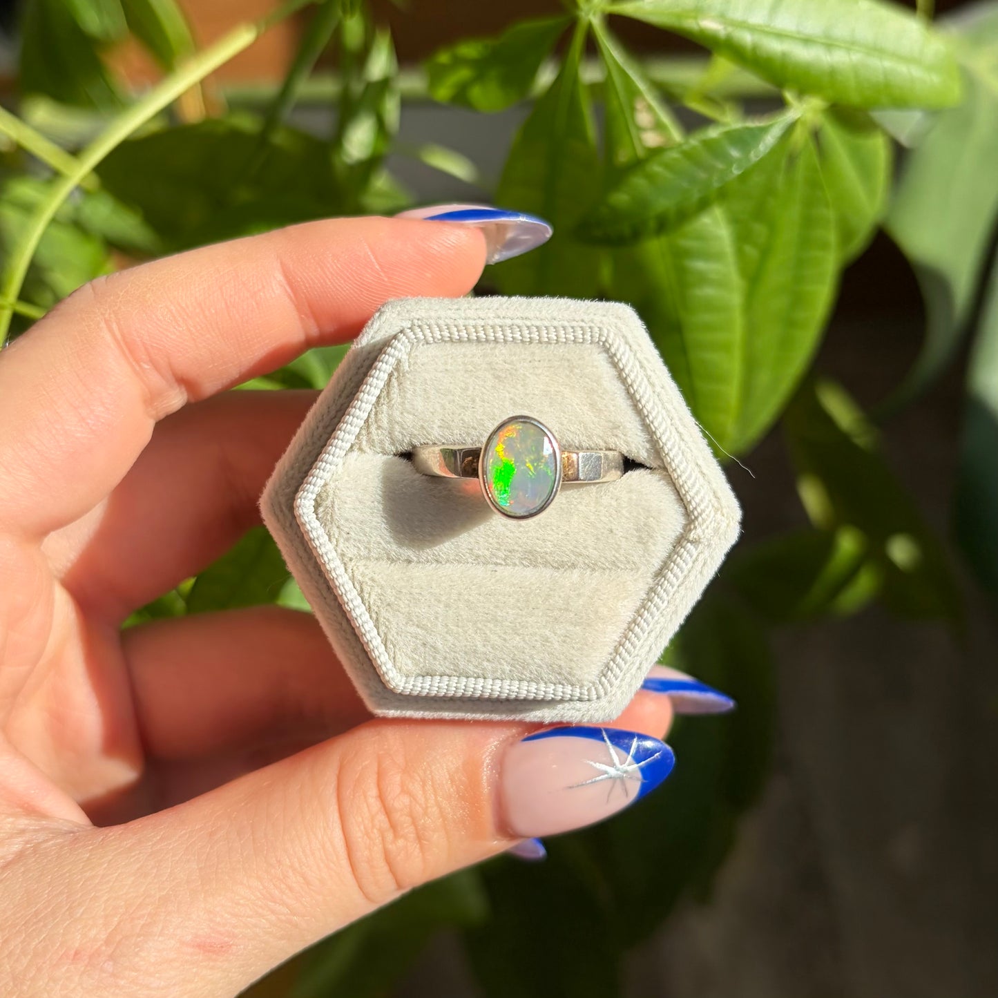 Bague opale