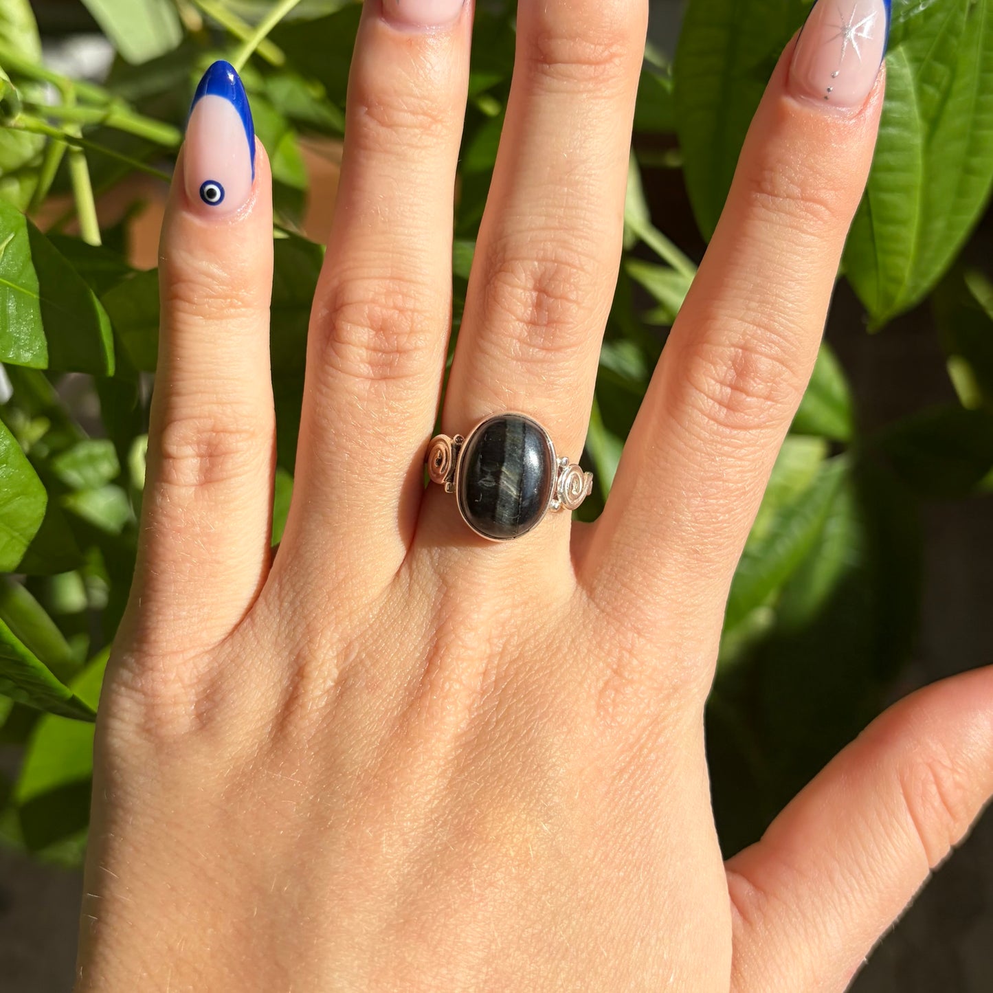 Bague oeil de tigre
