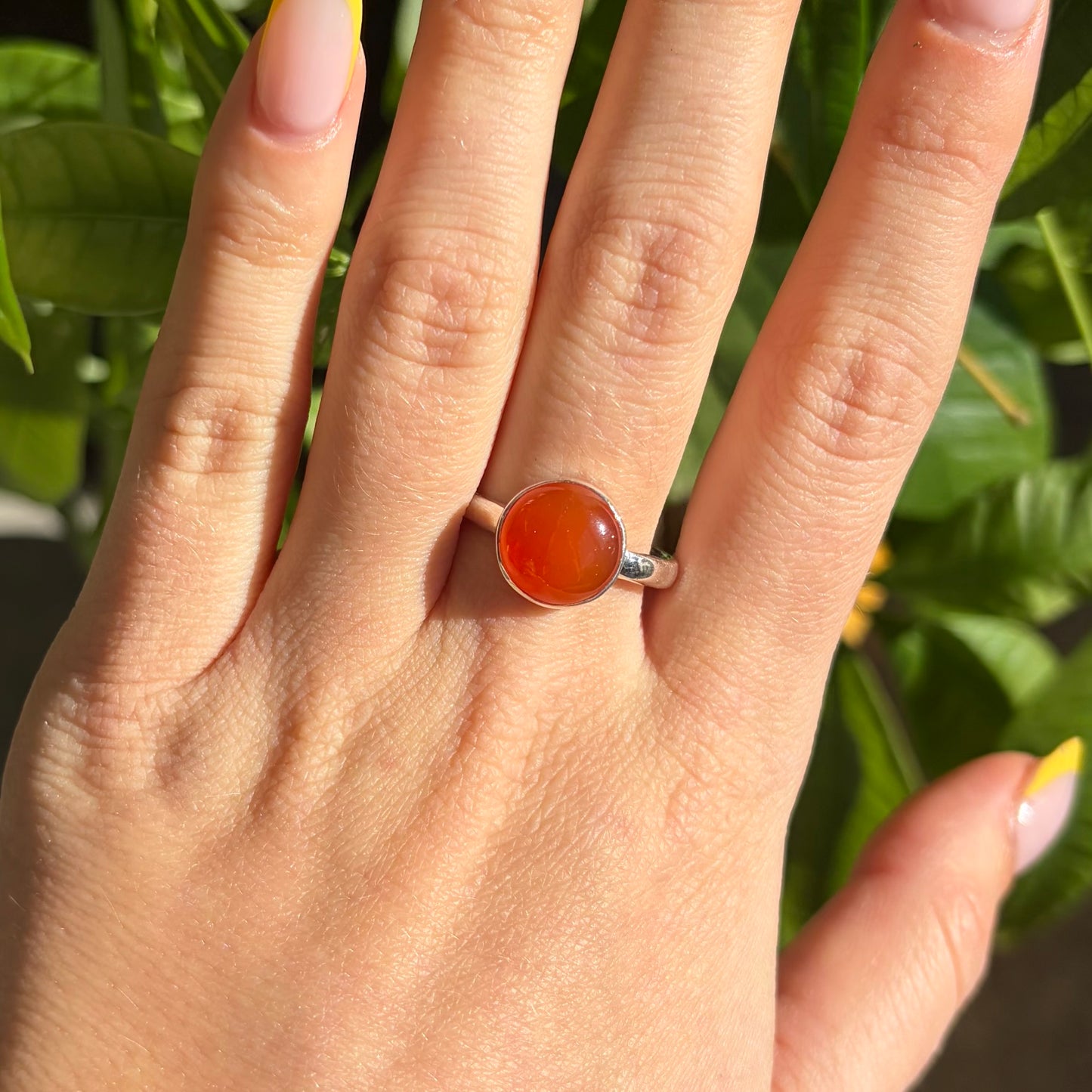 Bague cornaline