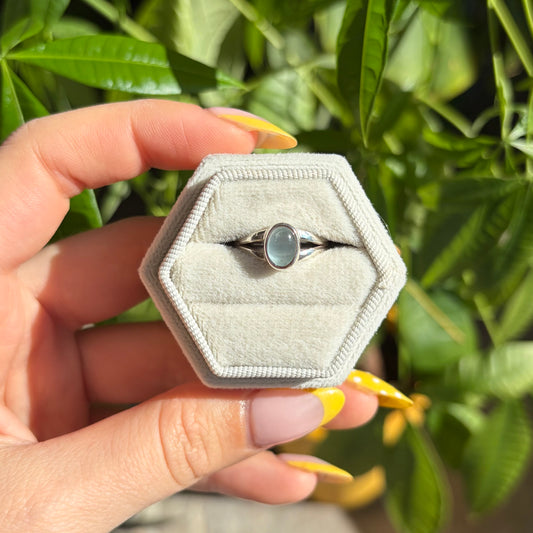 Bague aigue-marine