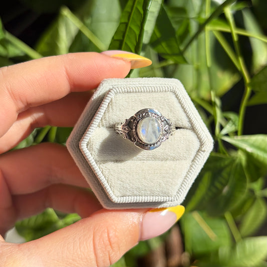 Bague pierre de lune