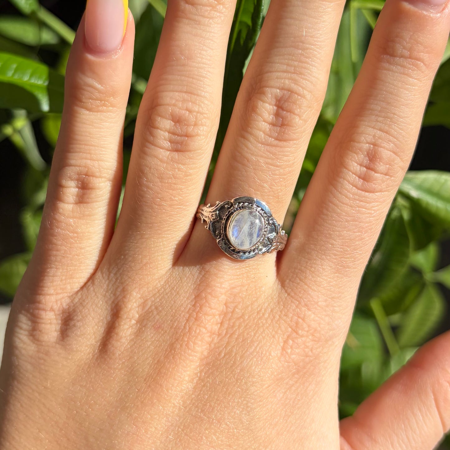 Bague pierre de lune