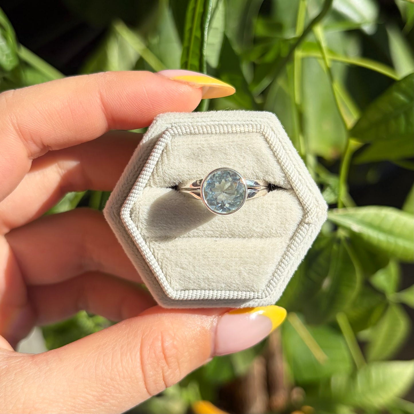 Bague topaze
