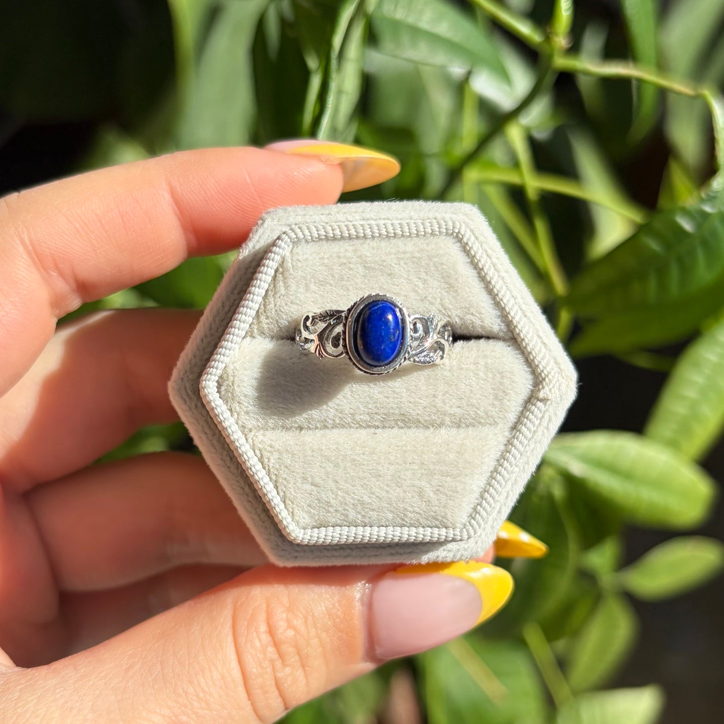 Bague lapis-lazuli