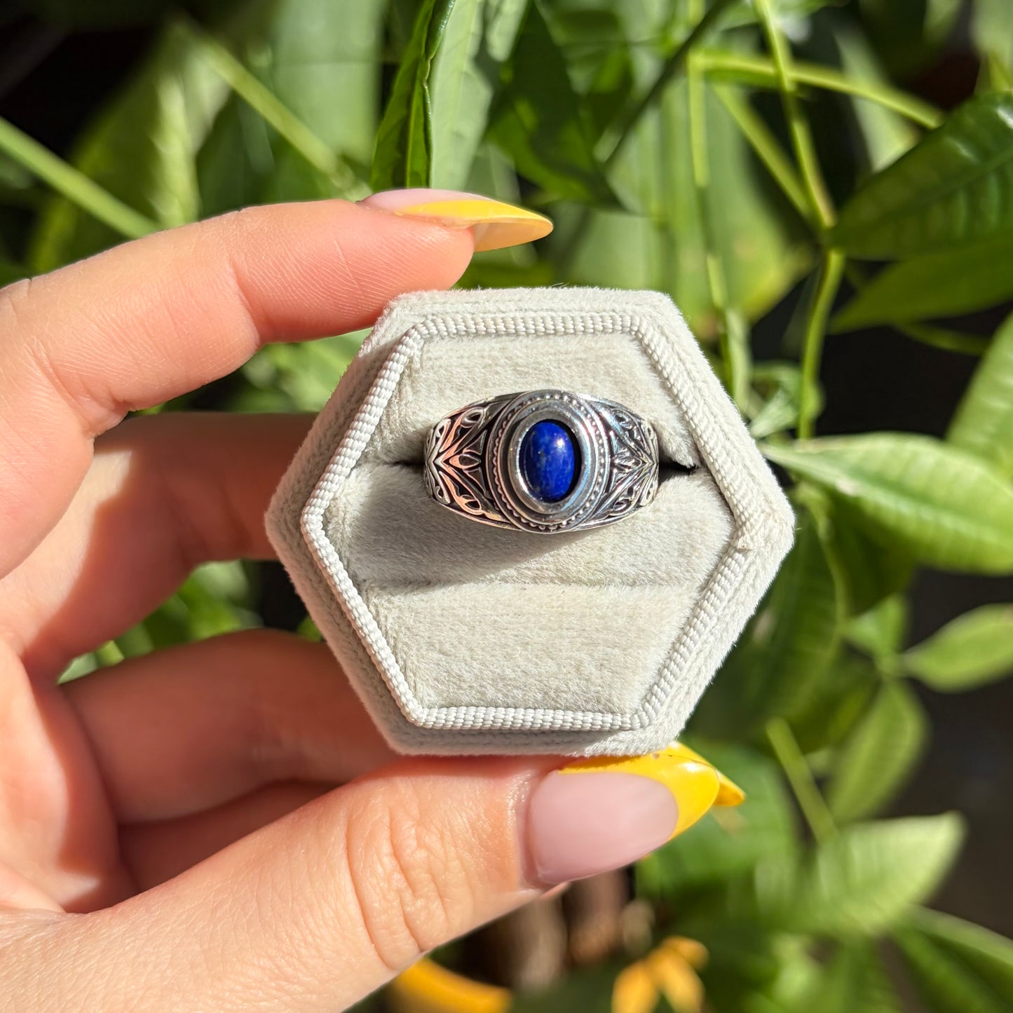 Bague lapis-lazuli