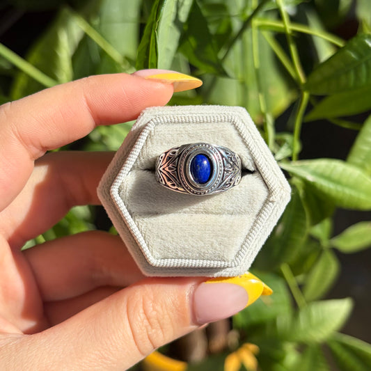 Bague lapis-lazuli
