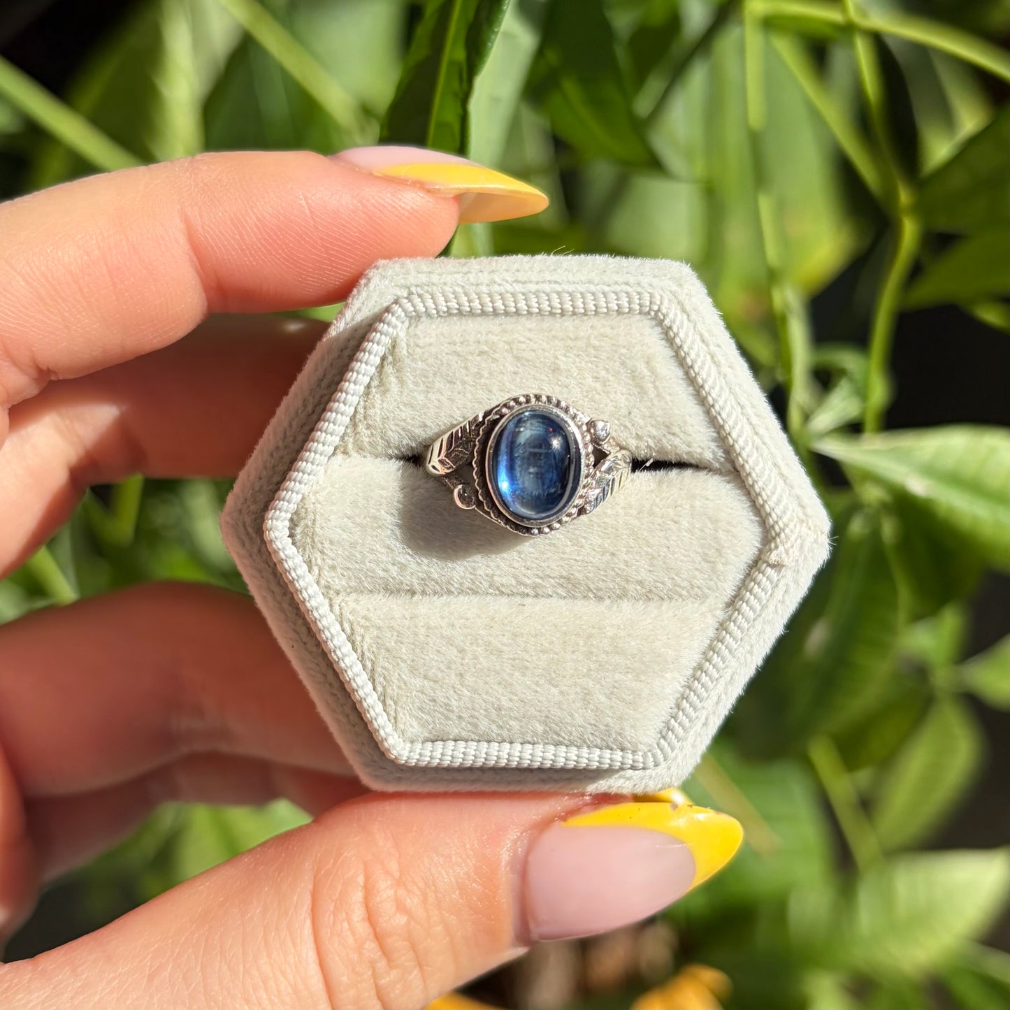 Bague cyanite