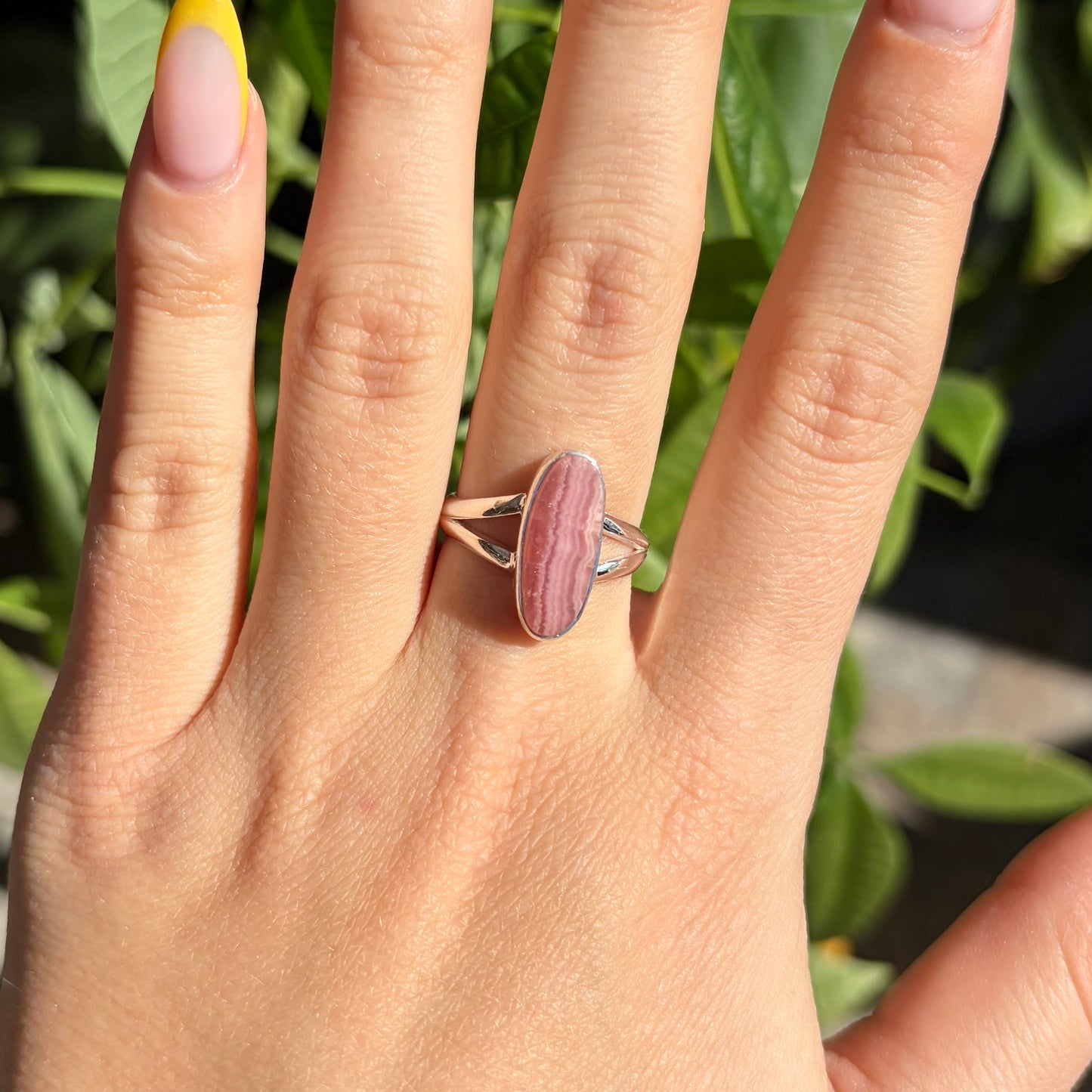 Bague rhodocrosite