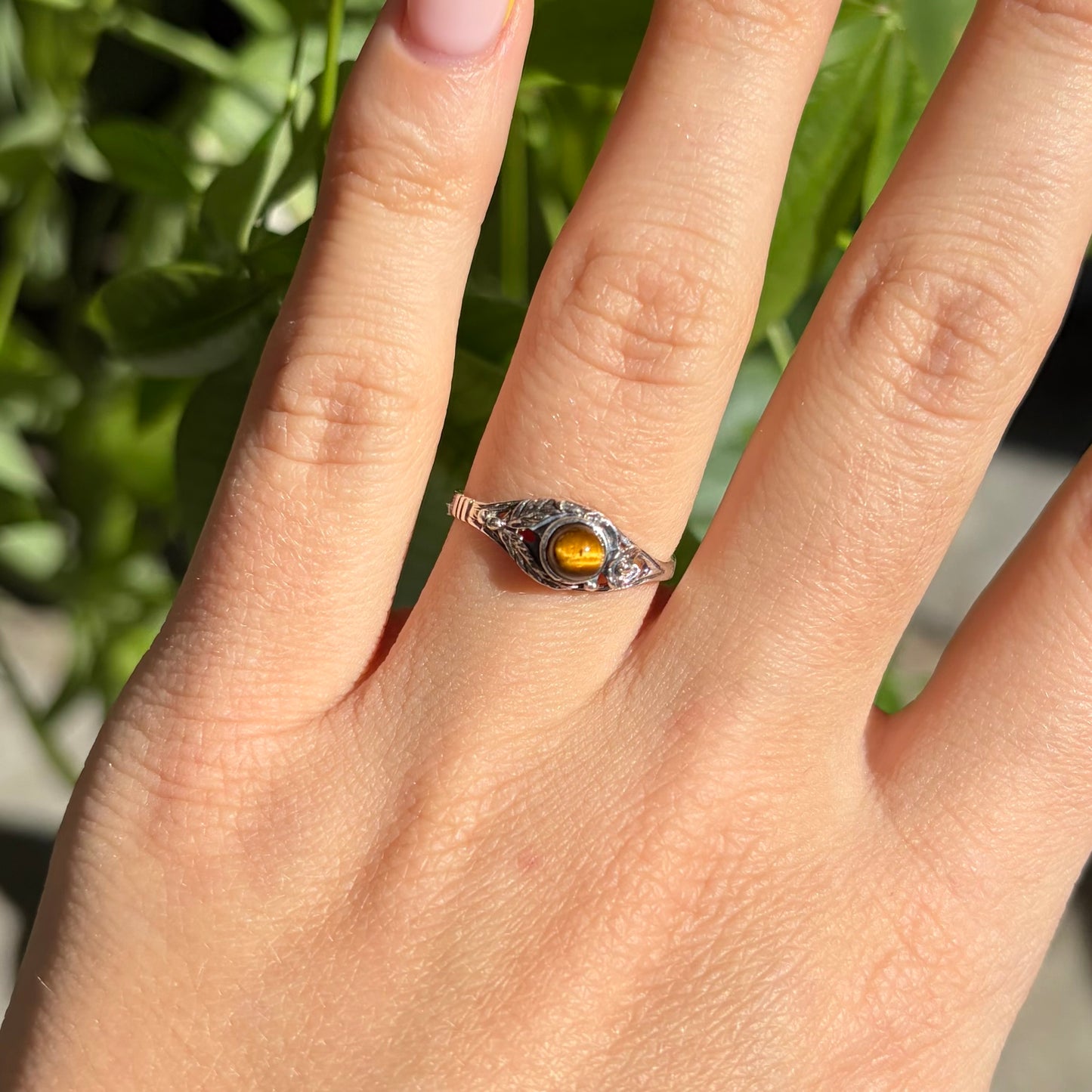Bague oeil de tigre