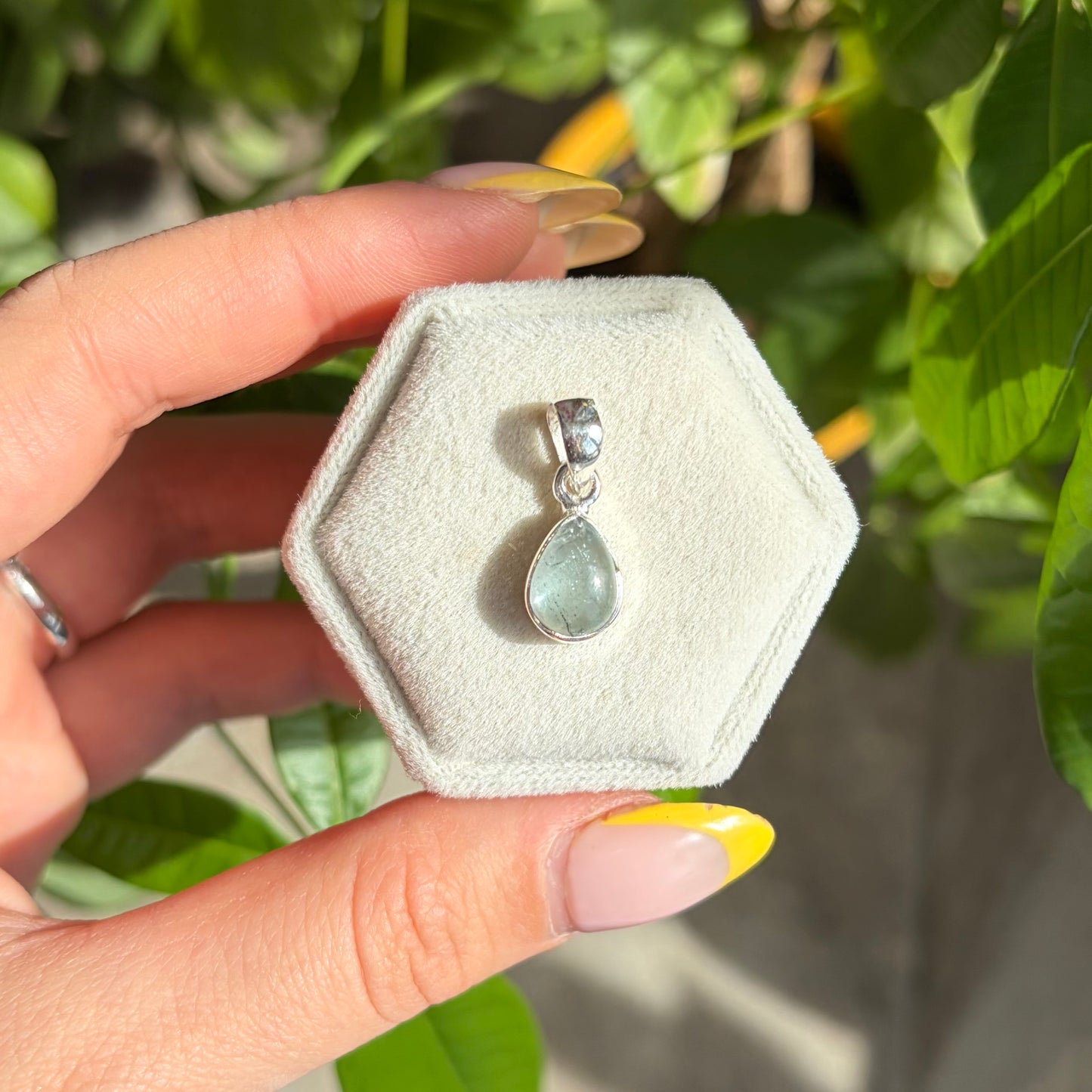 Pendentif aigue-marine