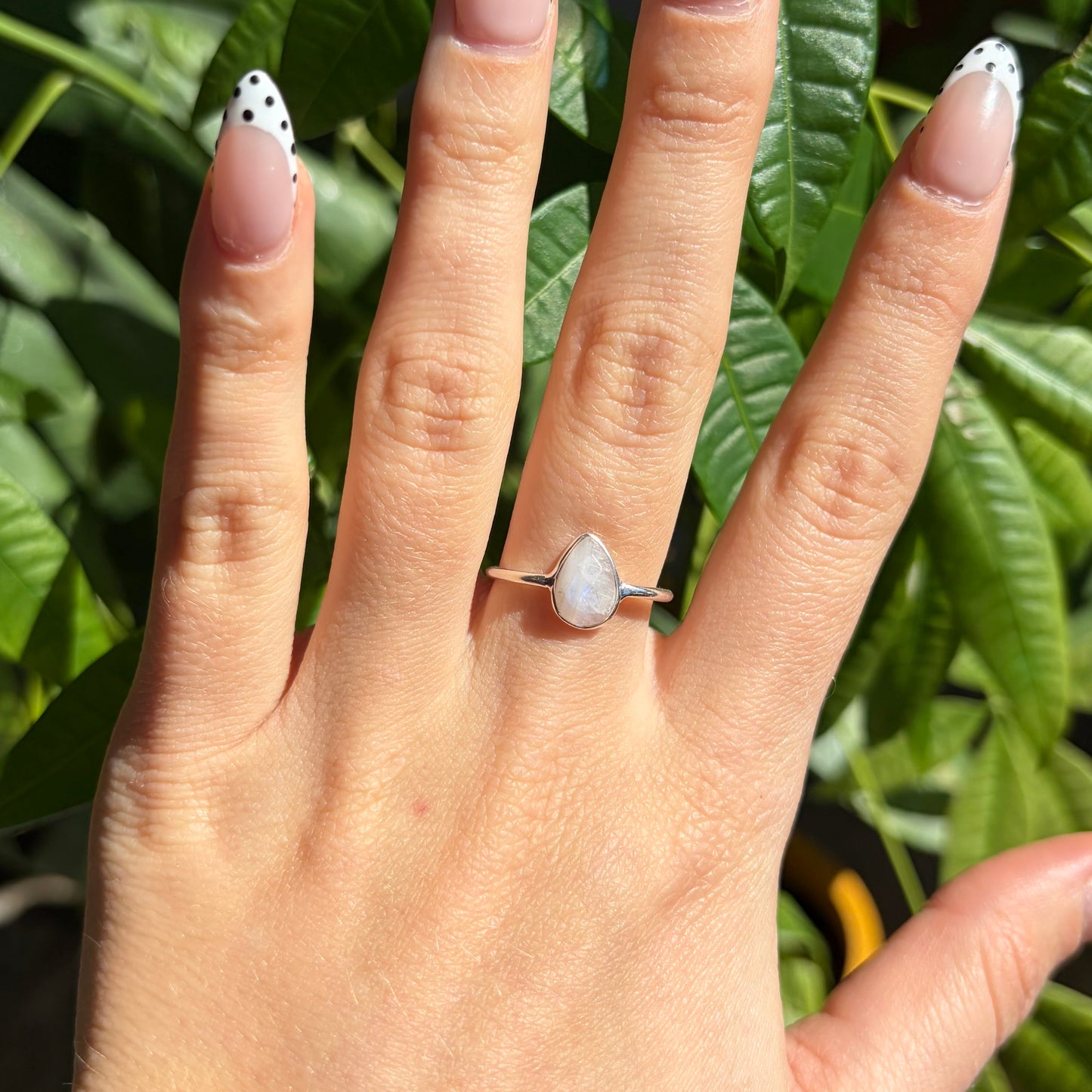 Bague pierre de lune