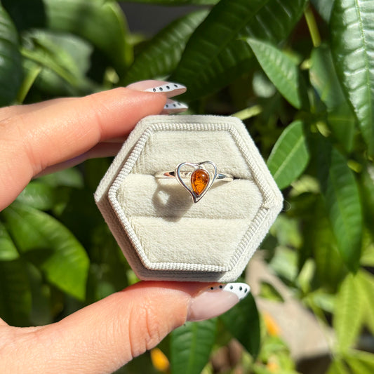 Bague ambre