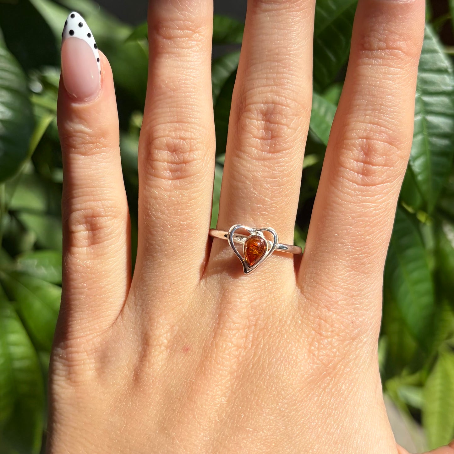 Bague ambre