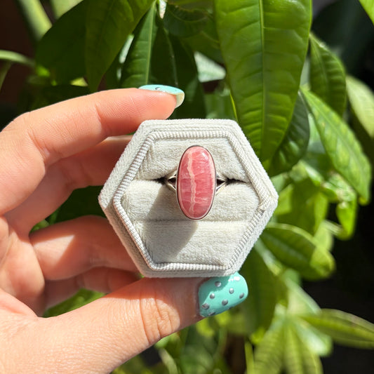 Bague rhodocrosite
