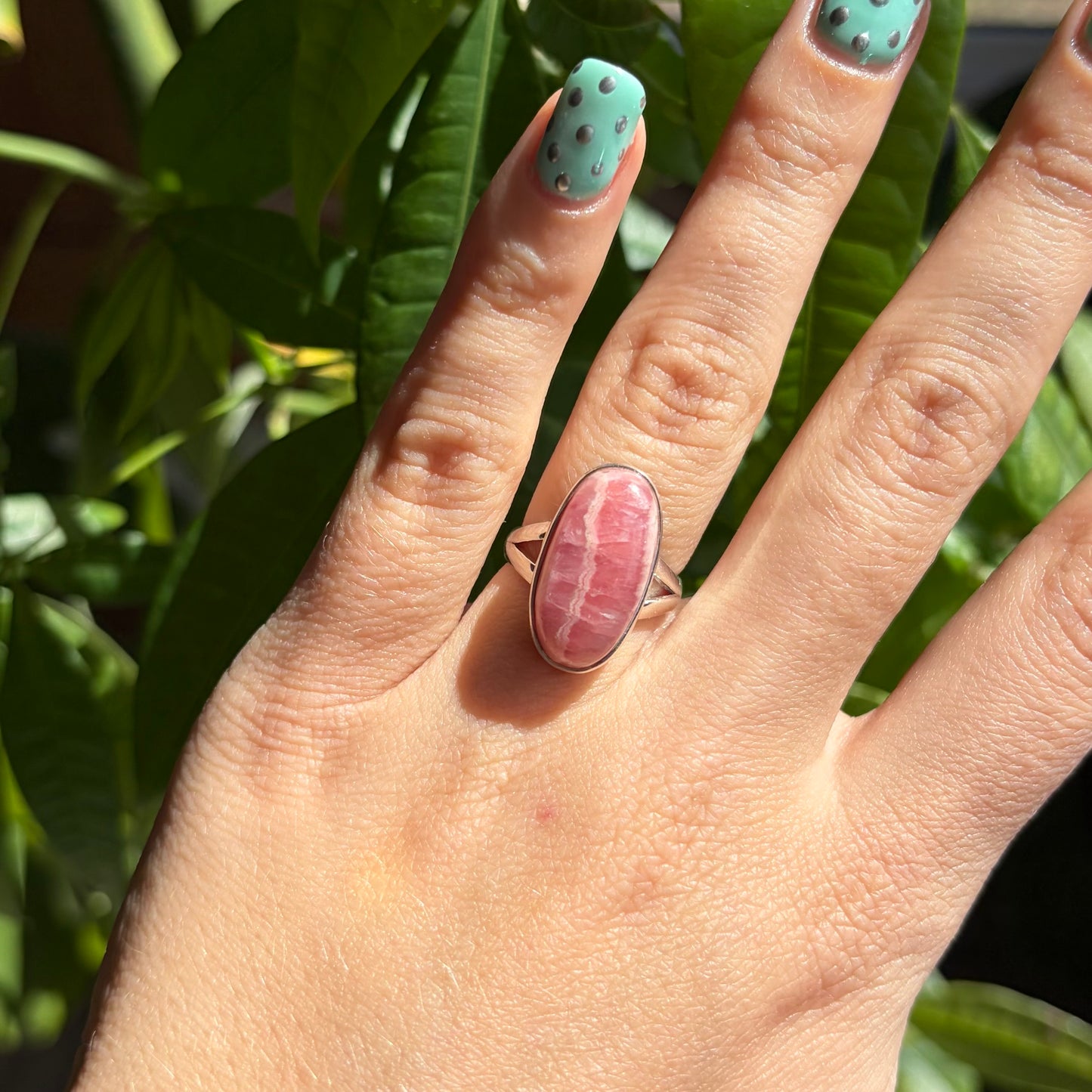Bague rhodocrosite