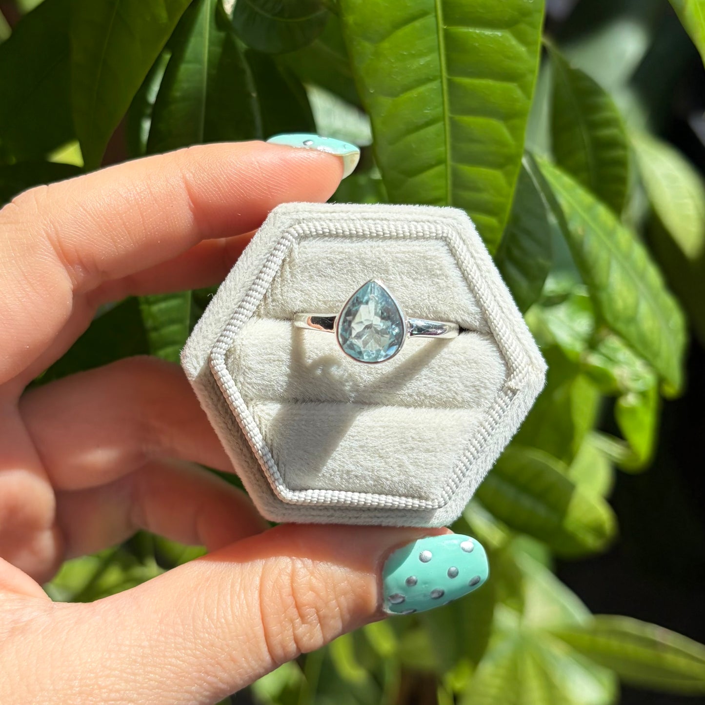 Bague topaze