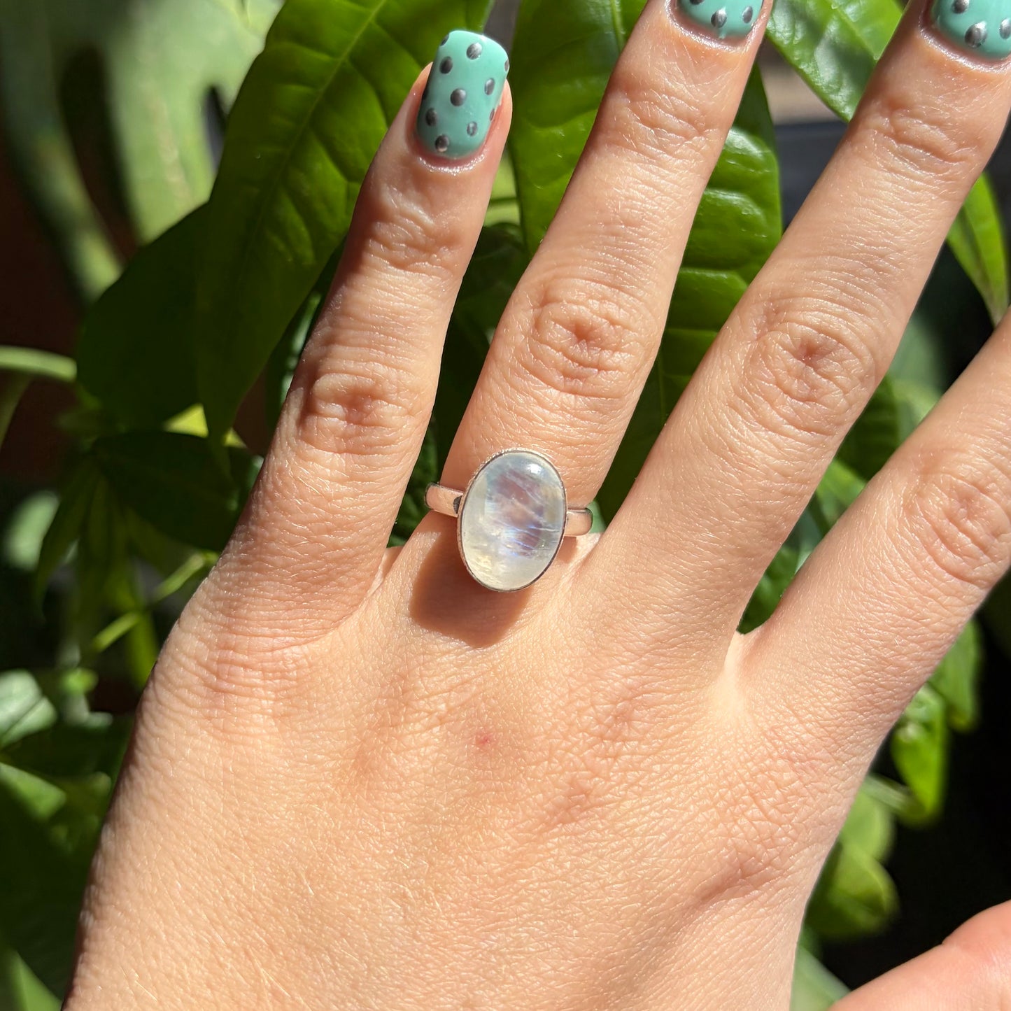 Bague pierre de lune
