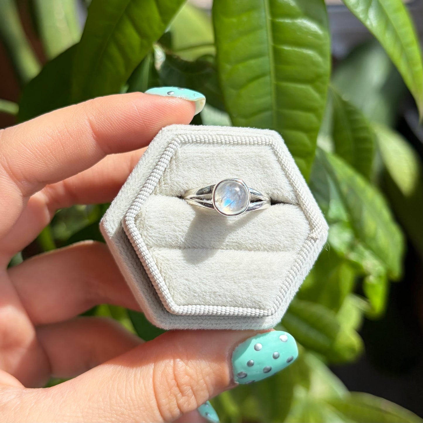 Bague pierre de lune