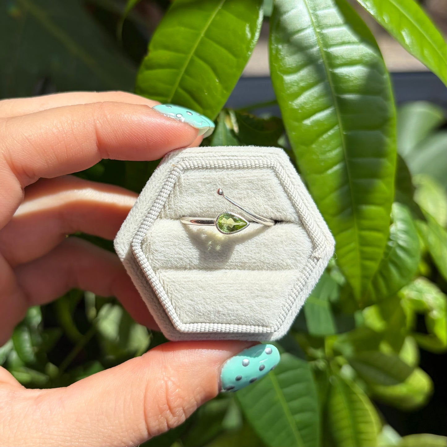 Bague péridot