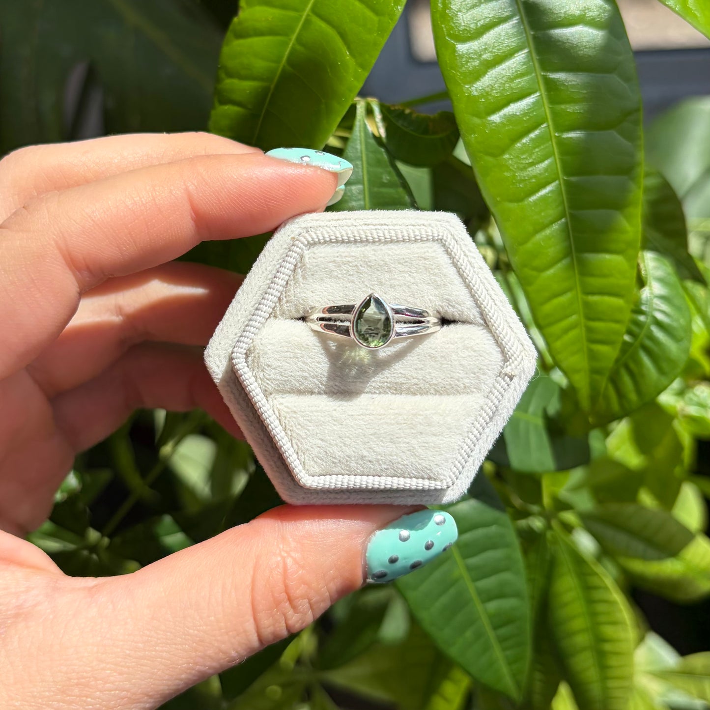 Bague moldavite