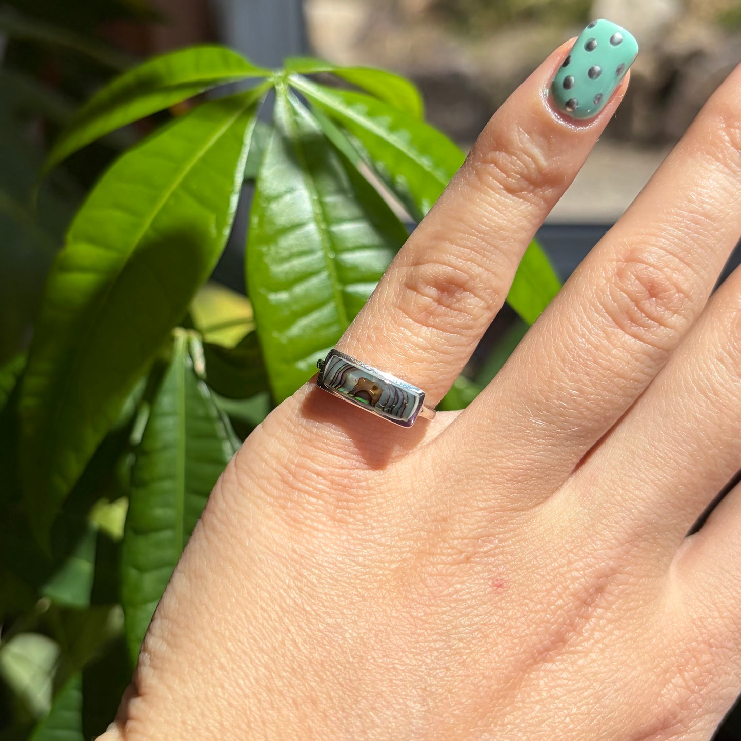 Bague abalone