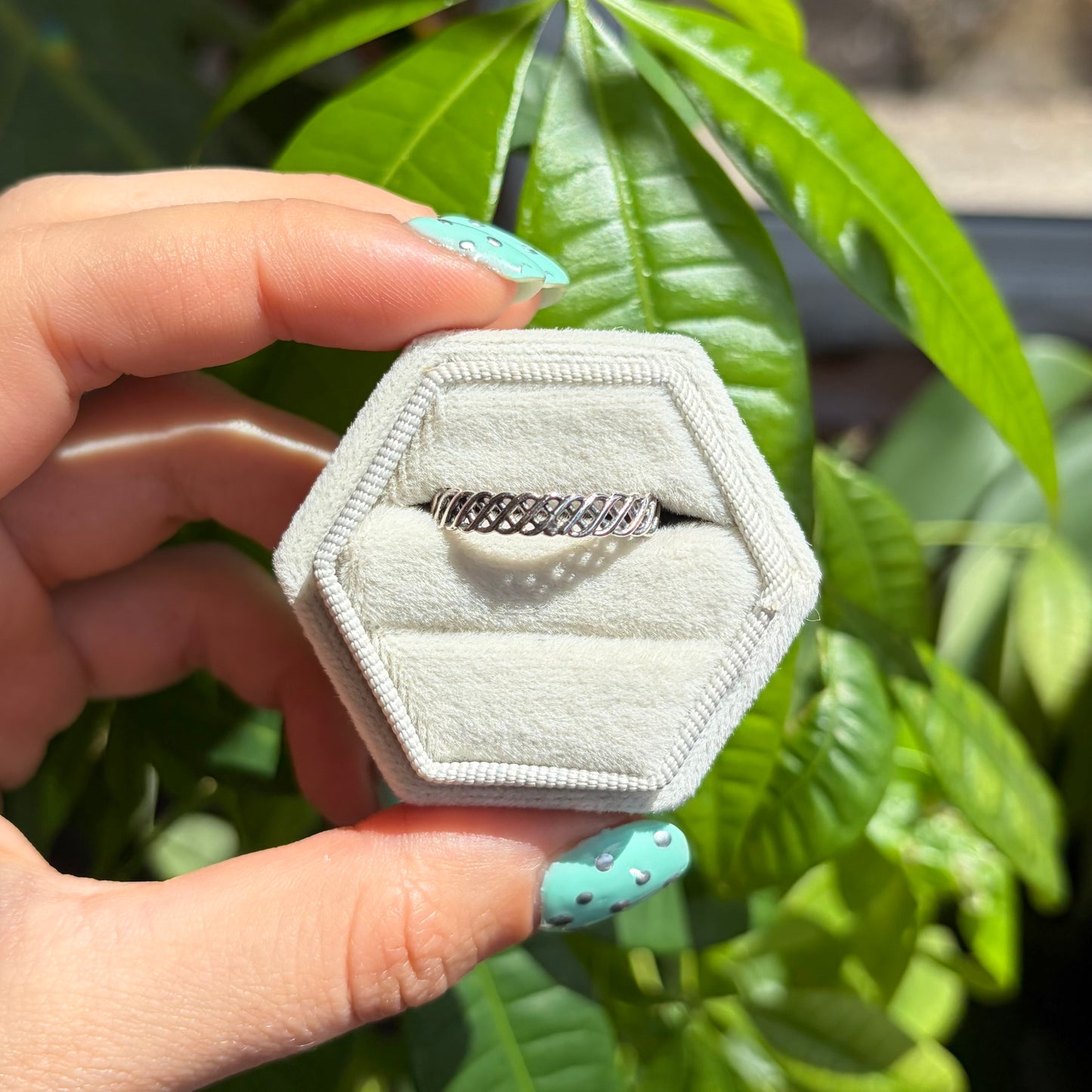 Bague torsadé