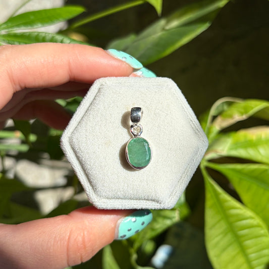 Pendentif émeraude
