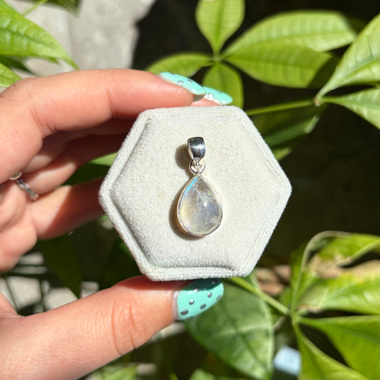 Pendentif pierre de lune