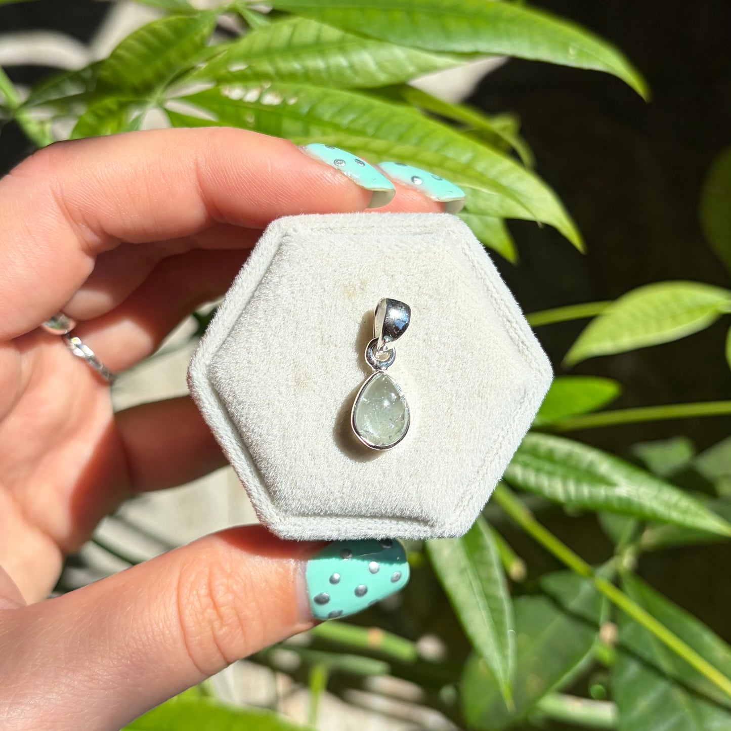Pendentif aigue-marine