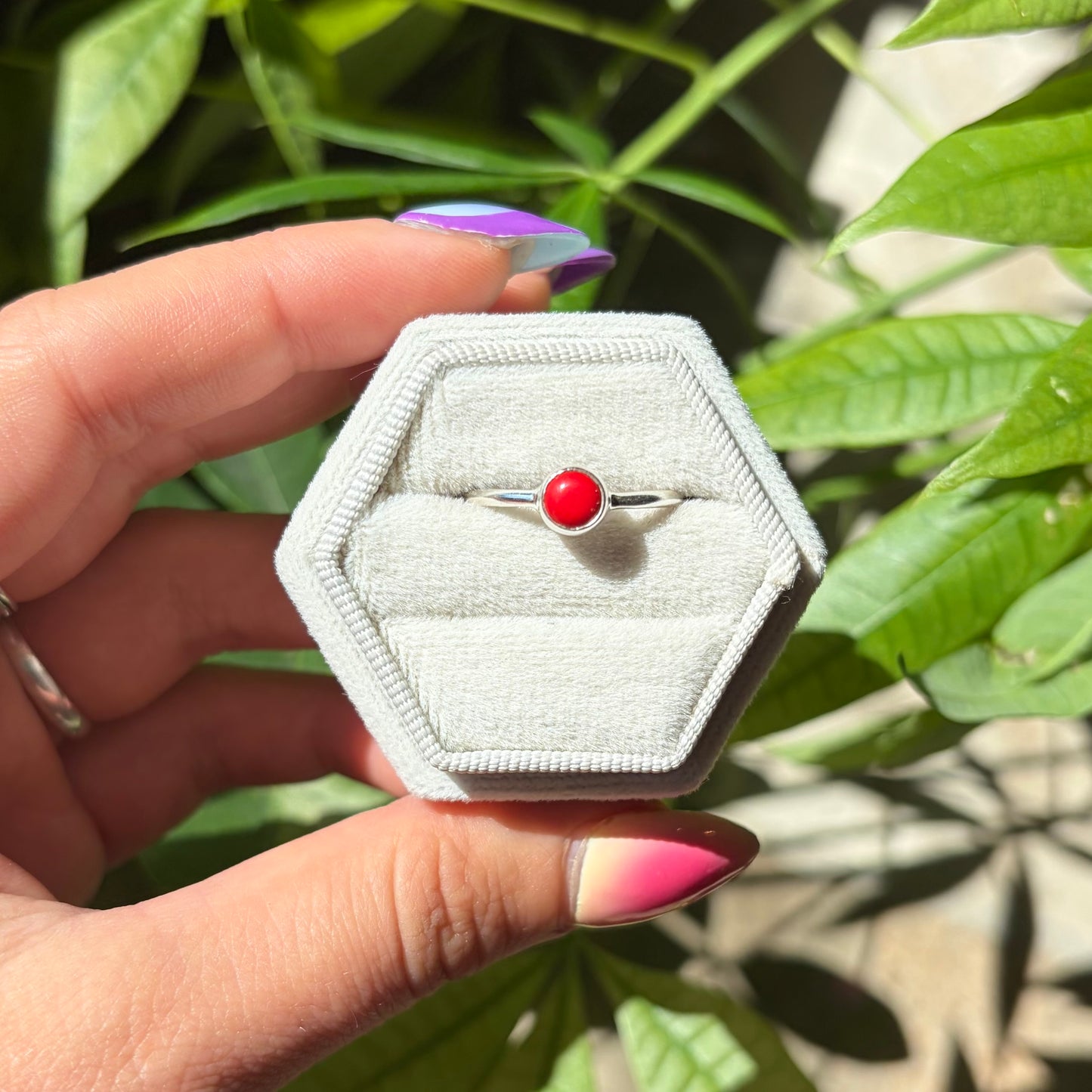 Bague corail