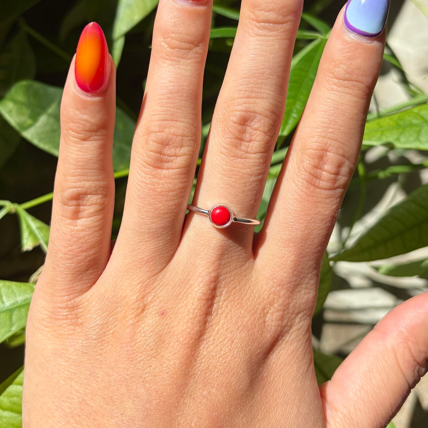 Bague corail