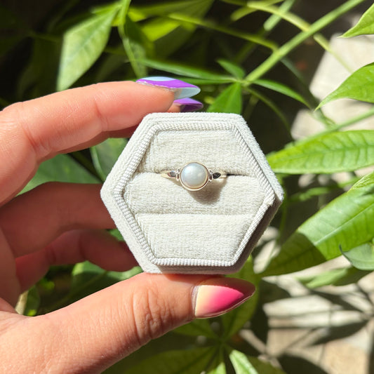 Bague perle