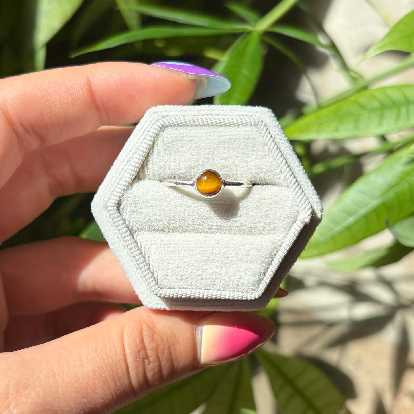 Bague oeil de tigre