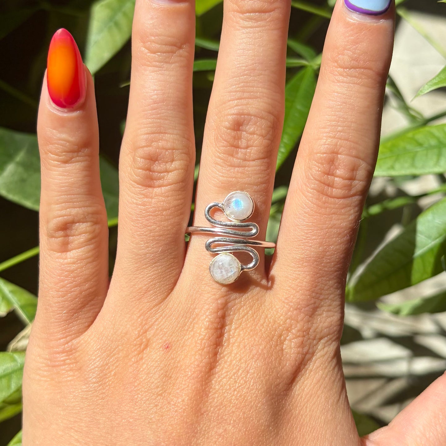 Bague pierre de lune