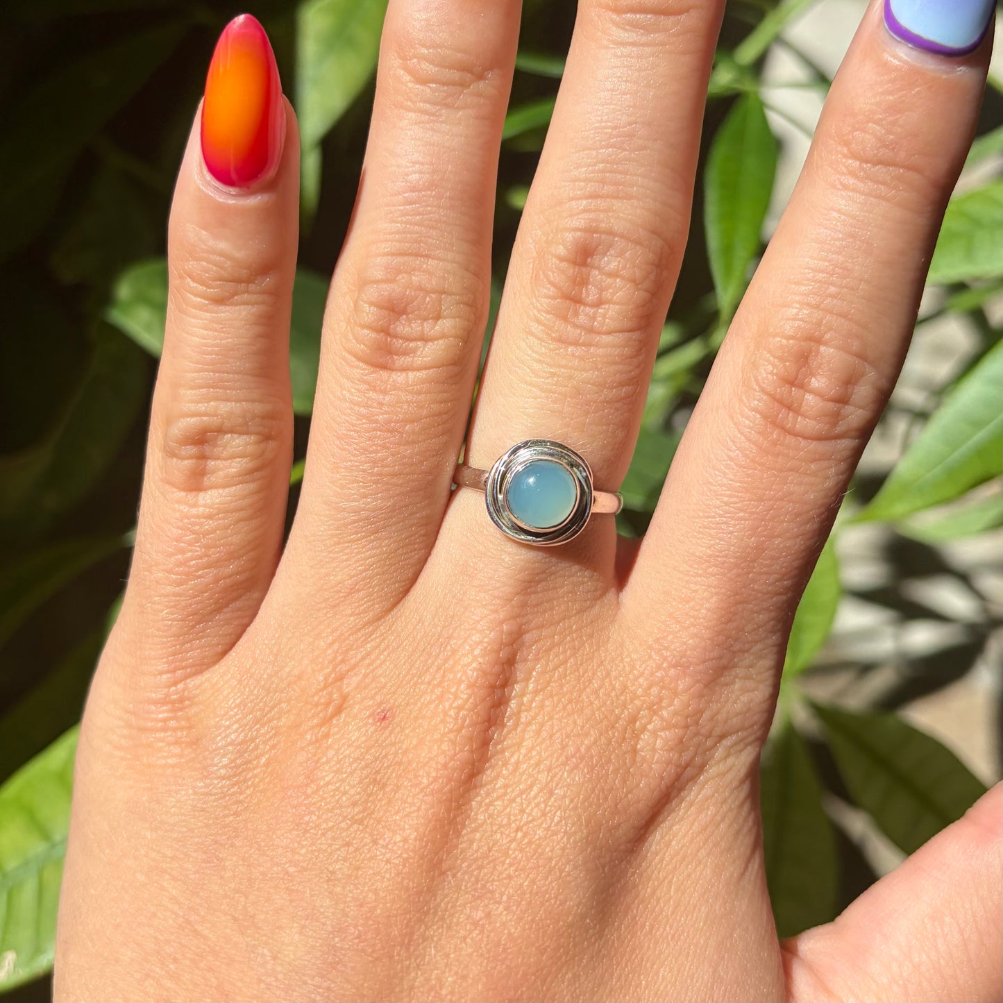 Bague calcédoine