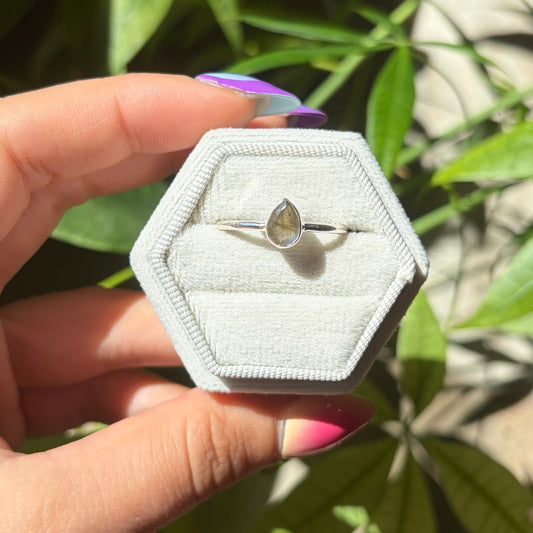Bague labradorite