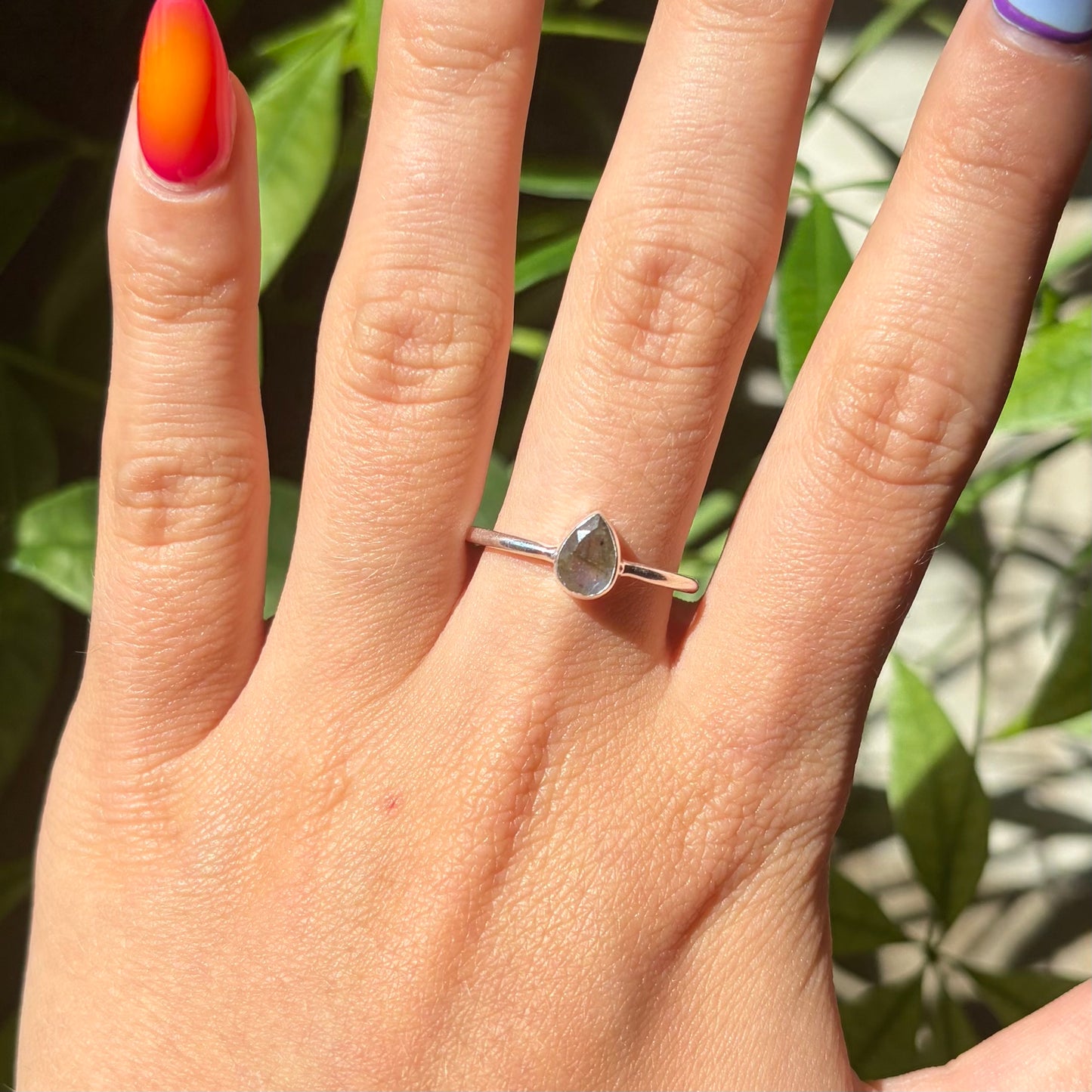 Bague labradorite