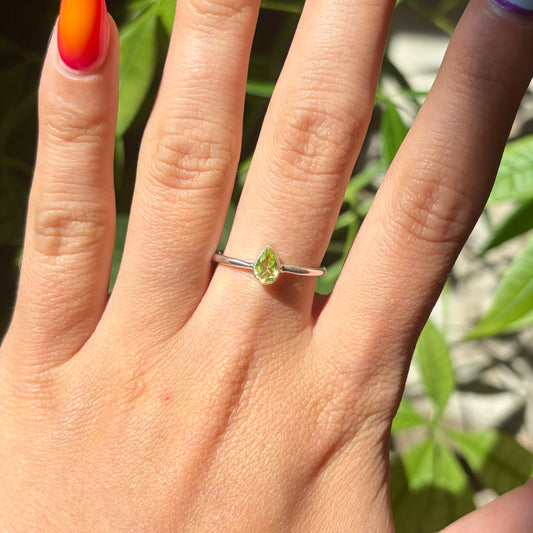 Bague péridot