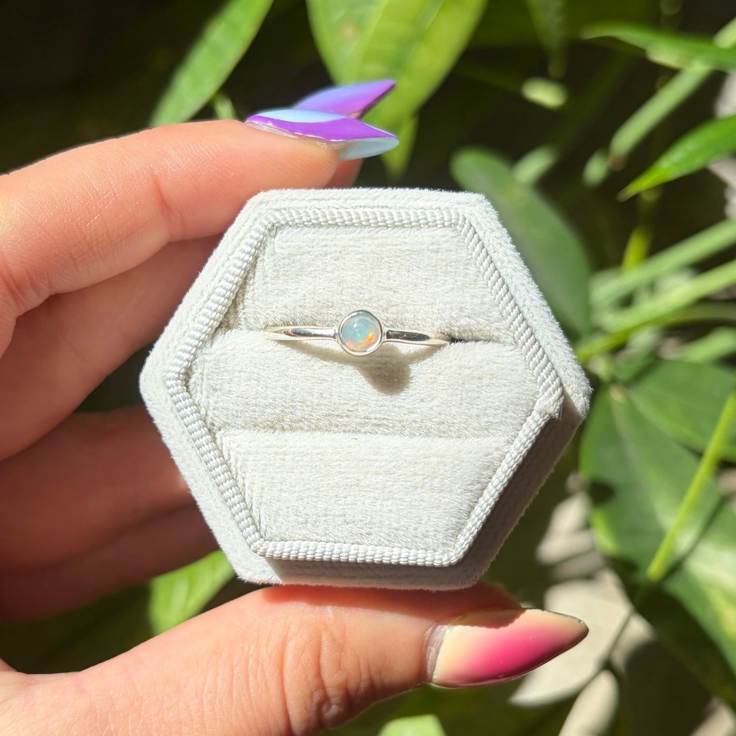 Bague opale