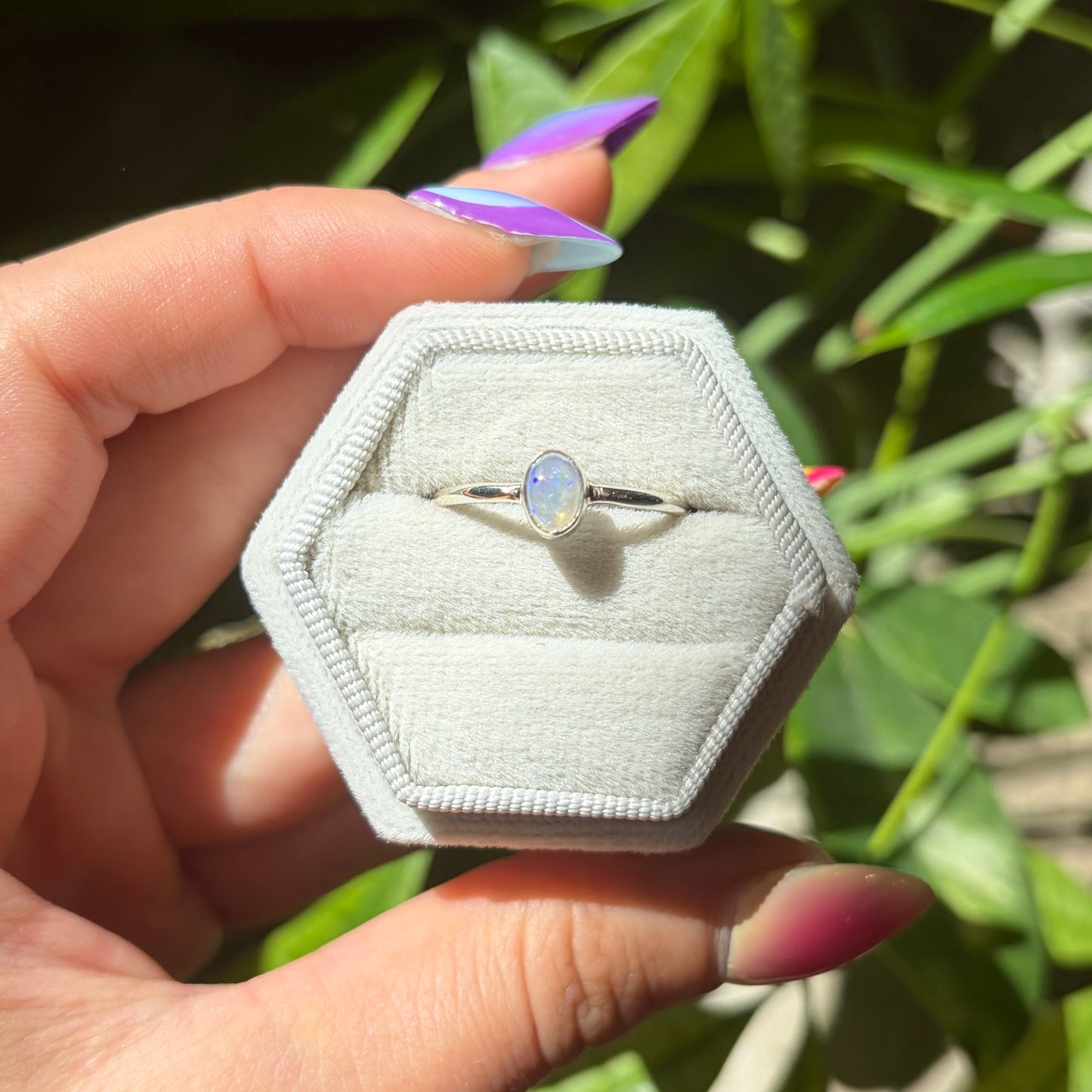 Bague opale