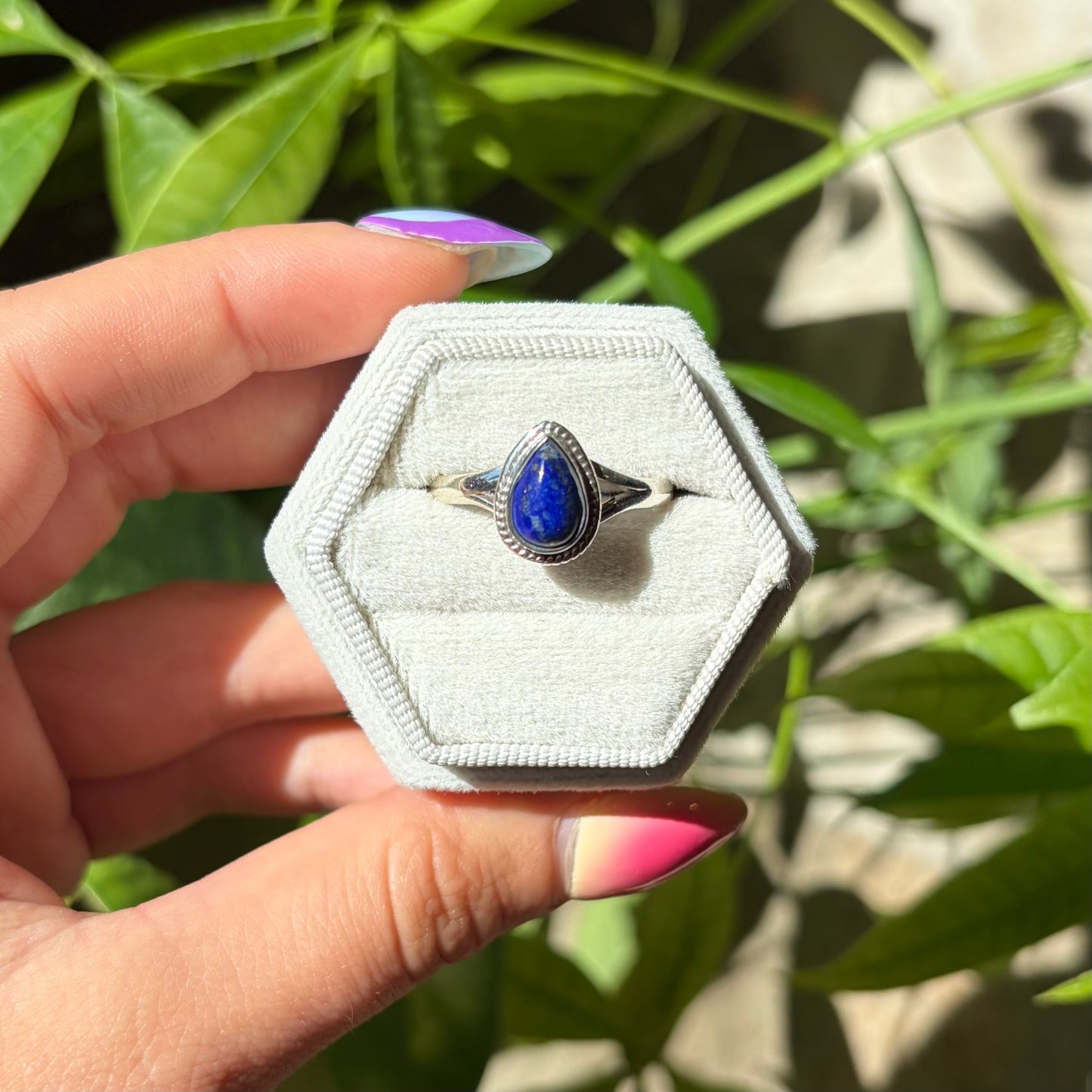 Bague lapis-lazuli