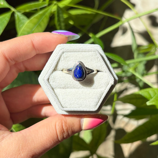 Bague lapis-lazuli