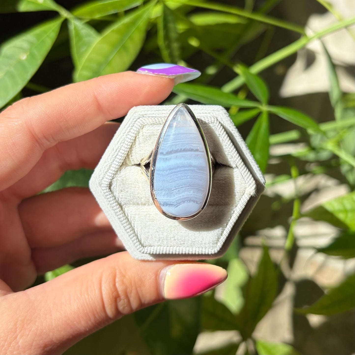 Bague agate