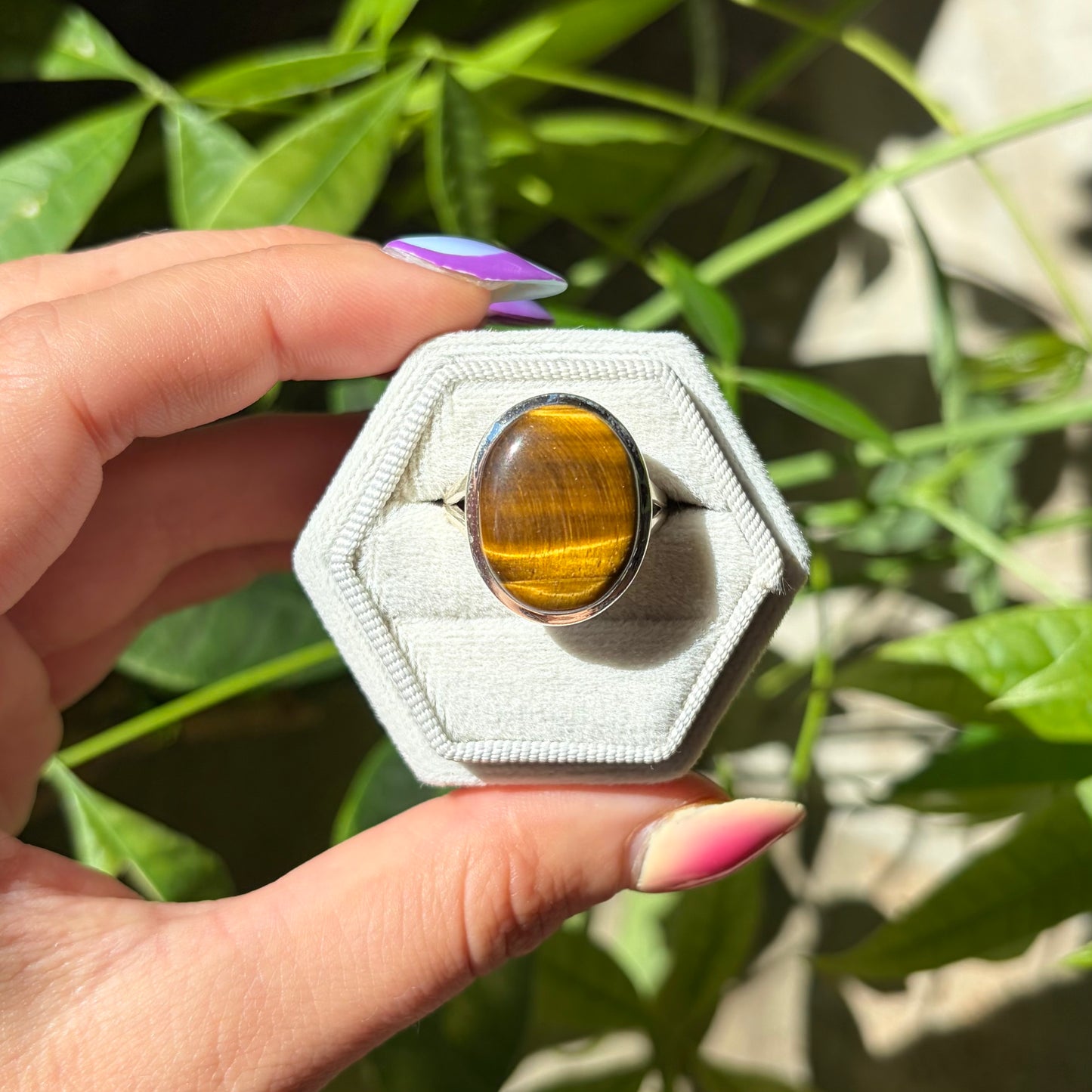 Bague oeil de tigre