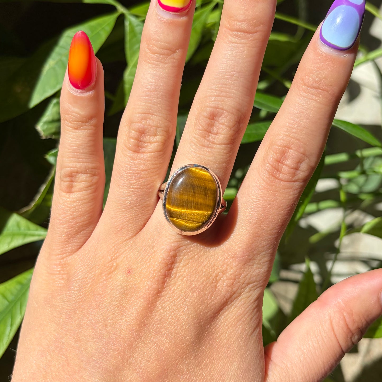 Bague oeil de tigre